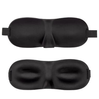 Ögonmask i BLACK - Ergonomiskt förformad