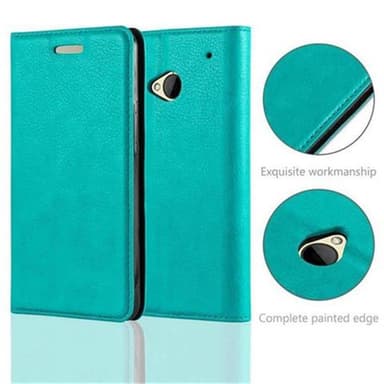 HTC ONE M7 Skal Fodral Case (Turkos)