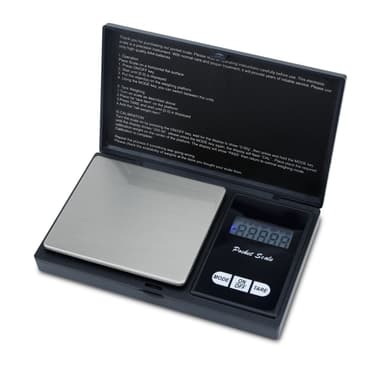 Digital precisionsvåg 500 g elektronisk fickvåg (svart)