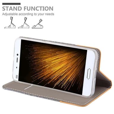Xiaomi Mi 5 Plånboksfodral Skal (Grå)