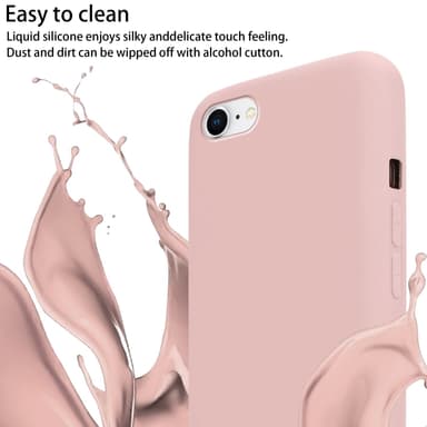 iPhone 7 / 7S / 8 / SE 2020 Skal Fodral Kedja (Rosa)