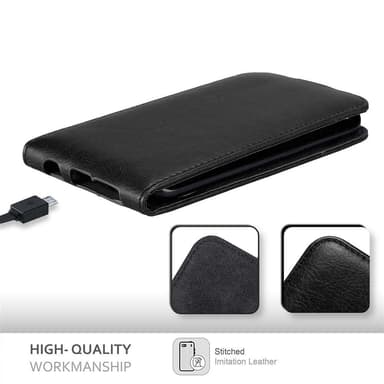 Samsung Galaxy S6 EDGE Flipfodral Skal (Svart)