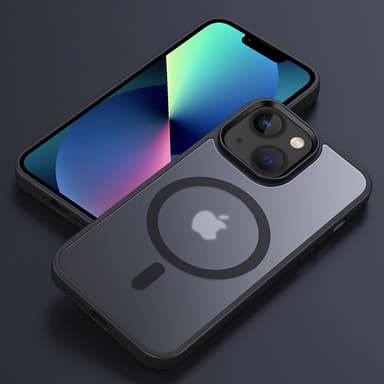 iPhone 13 Skal Fodral kompatibel MagSafe (Svart)