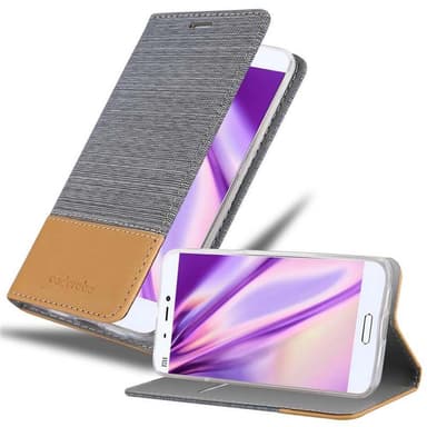 Xiaomi Mi 5 Plånboksfodral Skal (Grå)