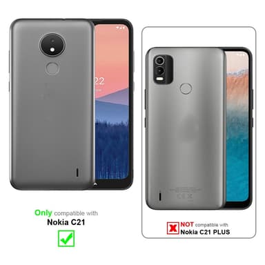 Nokia C21 Skal Fodral Case (Brun)