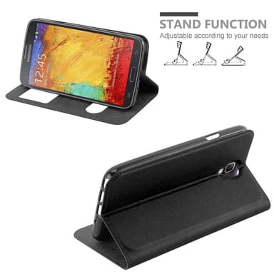 Samsung Galaxy NOTE 3 NEO Plånboksfodral Skal (Svart)