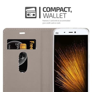 Xiaomi Mi 5 Plånboksfodral Skal (Grå)