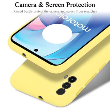Motorola MOTO E20 / E30 / E40 Skal Fodral Case (Gul)
