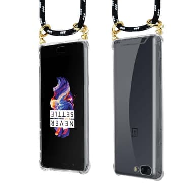 OnePlus 5 Skal Fodral Kedja (Svart)