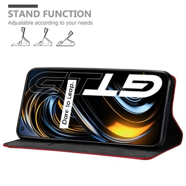 Realme GT / GT Neo 2T / Q3 PRO Skal Fodral Case (Röd)