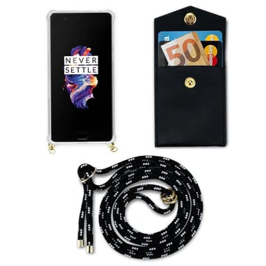 OnePlus 5 Skal Fodral Kedja (Svart)