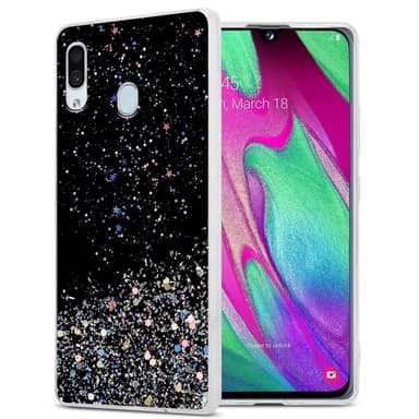 Samsung Galaxy A40 Skal Fodral Case (Svart)