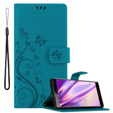 Sony Xperia XZ2 Plånboksfodral Skal (Blå)