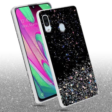 Samsung Galaxy A40 Skal Fodral Case (Svart)