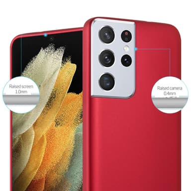 Skal Samsung Galaxy S22 ULTRA Fodral Case (Röd)