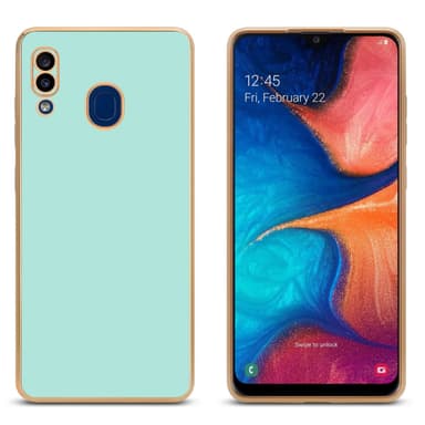 Samsung Galaxy A20 / A30 / M10s Skal Fodral Case (Grön)