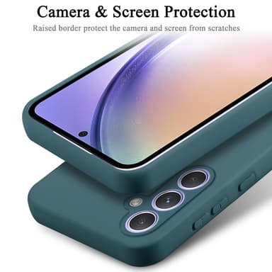 Samsung Galaxy A54 5G Skal Fodral Case (Grön)