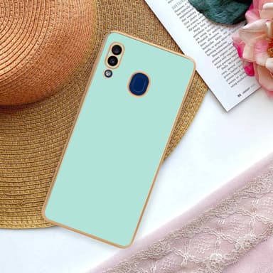 Samsung Galaxy A20 / A30 / M10s Skal Fodral Case (Grön)