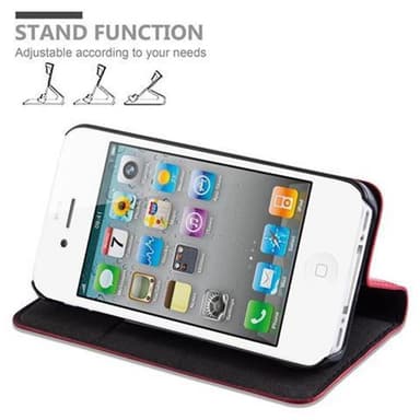 iPhone 4 / 4S Skal Fodral Case (Röd)