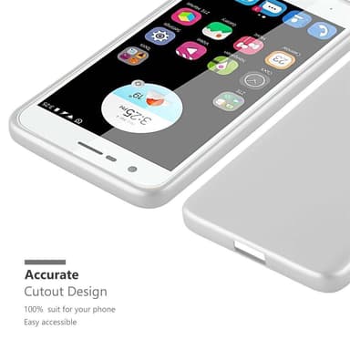 Skal ZTE Blade V8 MINI Fodral Case (Silver)