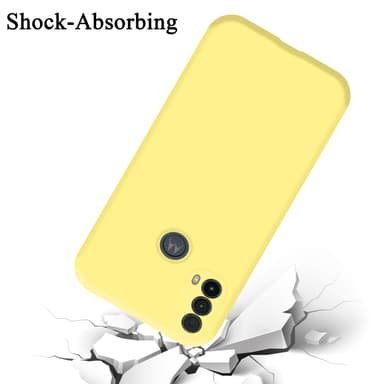 Motorola MOTO E20 / E30 / E40 Skal Fodral Case (Gul)