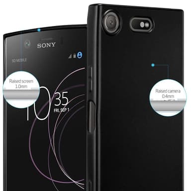 Skal Sony Xperia XZ1 COMPACT Fodral Case (Svart)