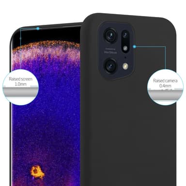 Skal Oppo FIND X5 PRO Fodral Case (Svart)