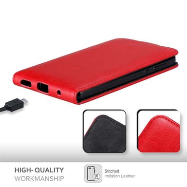 Nokia 6.1 Flipfodral Skal (Röd)