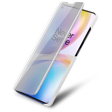 OnePlus 8 PRO Plånboksfodral Skal (Silver)