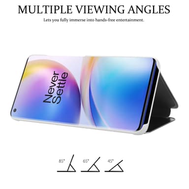OnePlus 8 PRO Plånboksfodral Skal (Silver)