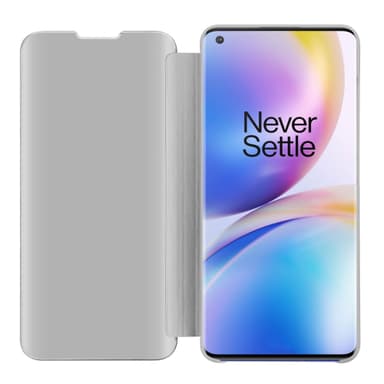 OnePlus 8 PRO Plånboksfodral Skal (Silver)