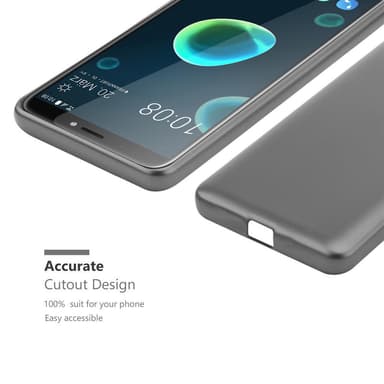 Skal HTC Desire 12 PLUS Fodral Case (Grå)