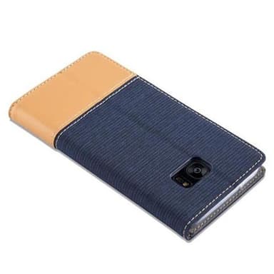 Samsung Galaxy S7 EDGE Plånboksfodral Skal (Blå)
