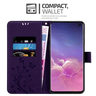 Samsung Galaxy S10 5G Plånboksfodral Skal (Lila)
