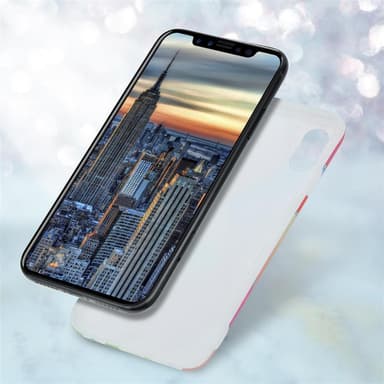 iPhone X / XS Plånboksfodral Skal (Rosa)