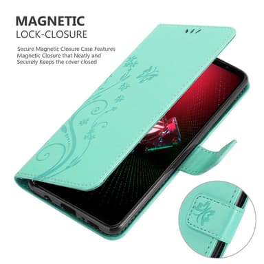 Asus ROG Phone 5 Plånboksfodral Skal (Turkos)