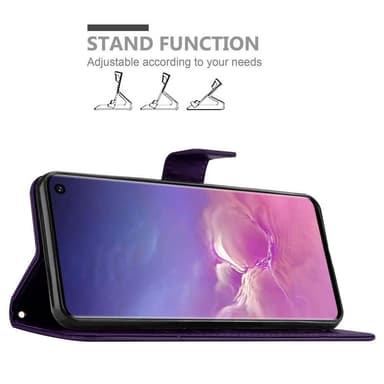 Samsung Galaxy S10 5G Plånboksfodral Skal (Lila)