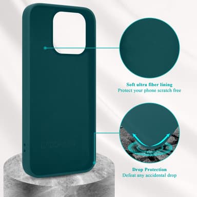 iPhone 14 PRO MAX Skal Fodral Case (Grön)
