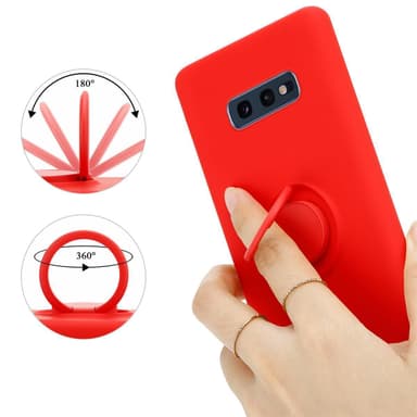 Skal Samsung Galaxy S10e Fodral Case (Röd)