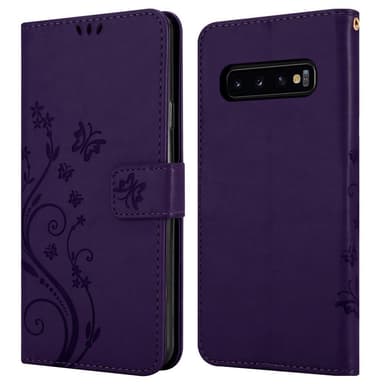 Samsung Galaxy S10 5G Plånboksfodral Skal (Lila)
