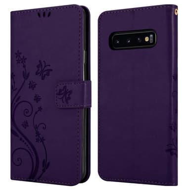 Samsung Galaxy S10 5G Plånboksfodral Skal (Lila)