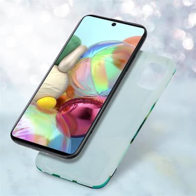 Samsung Galaxy A71 5G Plånboksfodral Skal (Grön)