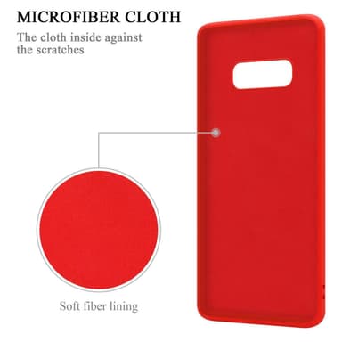 Skal Samsung Galaxy S10e Fodral Case (Röd)