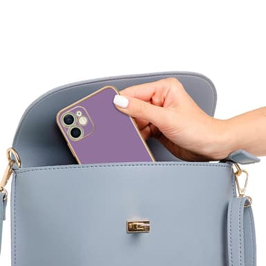 iPhone 12 Skal Fodral Case (Lila)