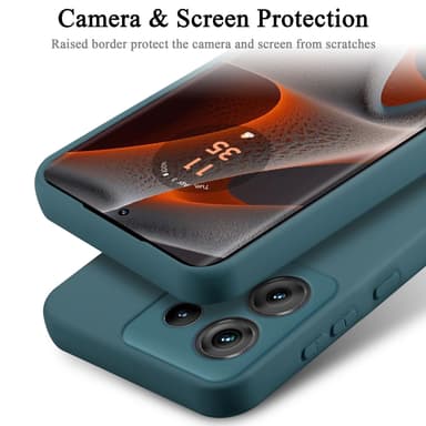 Motorola Edge 50 Pro Skal Fodral Case (Grön)