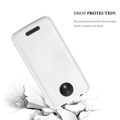Motorola MOTO C Skal Fodral Case (Silver)