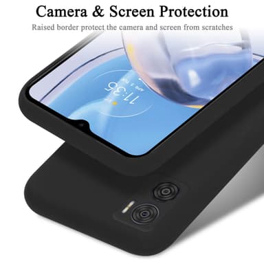 Motorola MOTO E22 / E22i Skal Fodral Case (Svart)