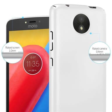 Motorola MOTO C Skal Fodral Case (Silver)