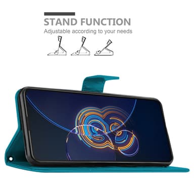 Asus ZenFone 8 FLIP Plånboksfodral Skal (Blå)