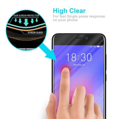 MEIZU M6 Skyddsglas Skyddsfilm Skärmskydd